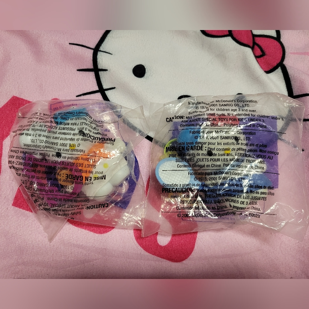 Vintage Sanrio Hello Kitty McDonald's Keychains (Open To Offers!)